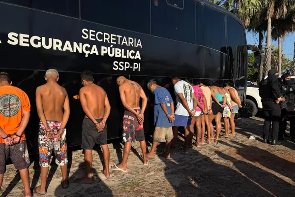 SSP deflagra megaoperação com mais de 100 mandados contra facção no litoral do PI