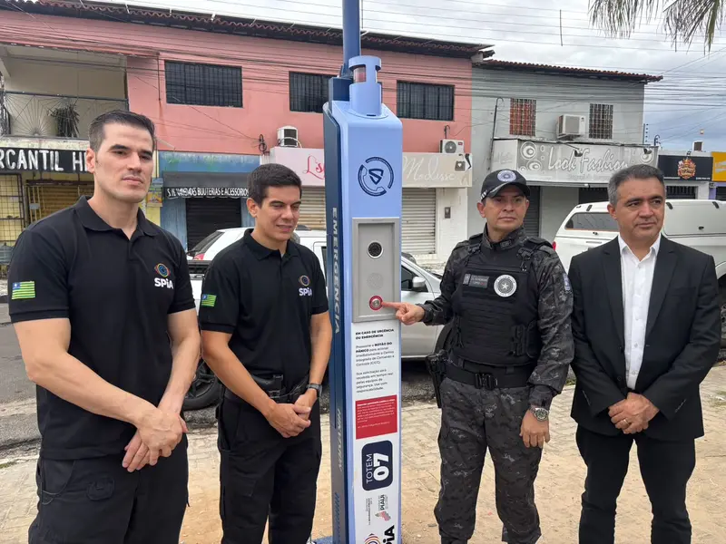 SSP inaugura dois novos totens inteligentes para reforçar segurança em Teresina