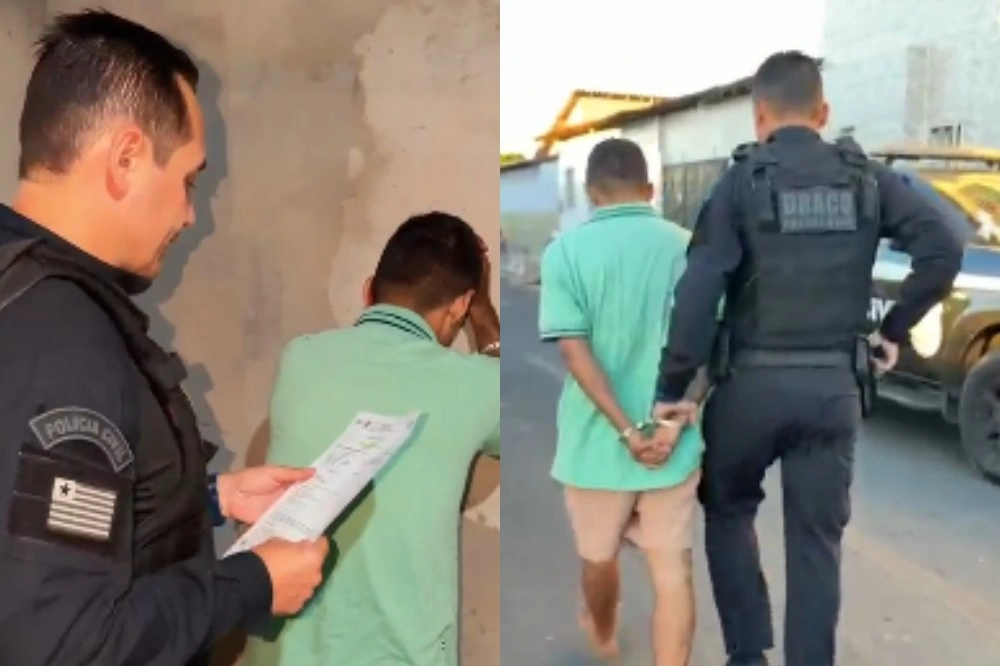 SSP-PI cumpre mandados na zona Norte de Teresina e prende foragido da Justiça