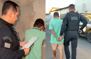 SSP-PI cumpre mandados na zona Norte de Teresina e prende foragido da Justiça (Foto: Reprodução)