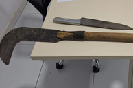 Suspeito de ameaçar a própria irmã com foice e faca é detido em Marcolândia