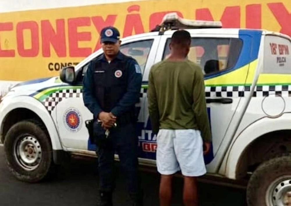 Suspeito de ameaçar criança de 8 anos com facão e agredir mãe é preso em São Pedro do Piauí