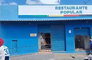 Teto de Restaurante Popular desaba no interior do Maranhão (Foto: Reprodução)