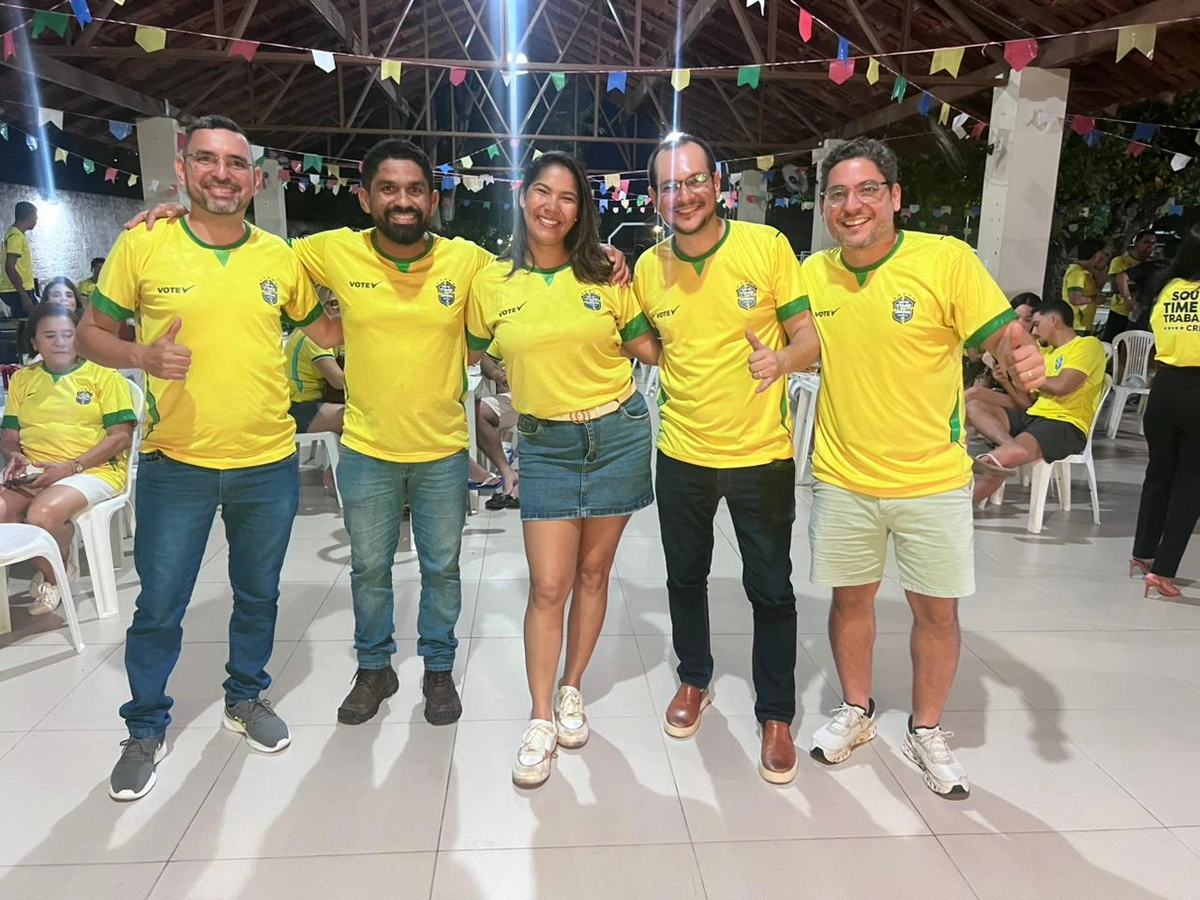Time do Trabalho promove encontro durante jogo do Brasil x Escócia em Teresina