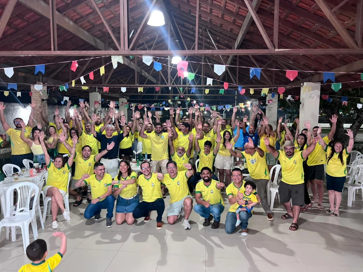 Time do Trabalho promove encontro durante jogo do Brasil x Escócia em Teresina