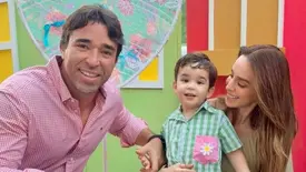 Tomaz, filho do Marden Menezes e da Mariel Oliveira em noite de festa junina (Foto: Instagram)