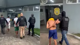 Trio é preso suspeito de matar homem a facadas na avenida Miguel Rosa, em Teresina (Foto: Reprodução)