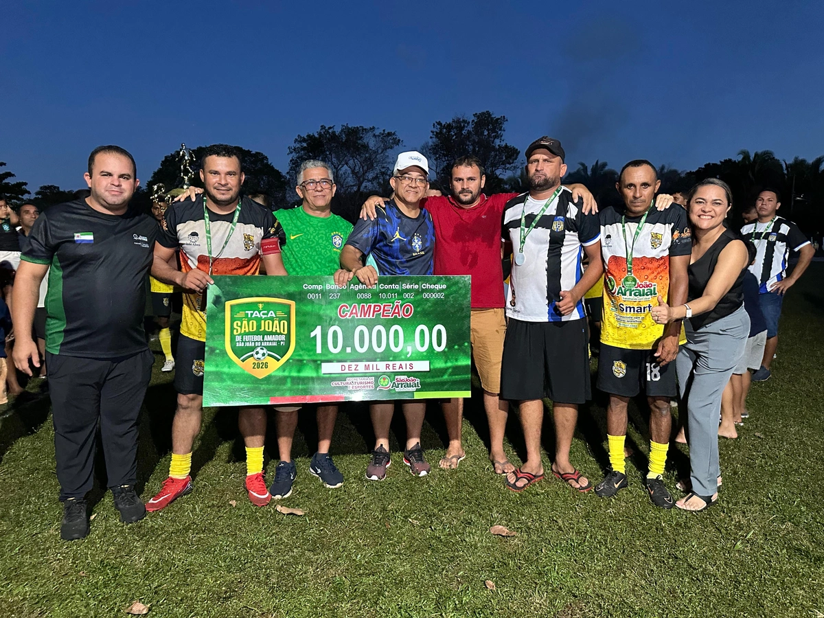Unidos do BBC conquista a Taça São João de Futebol Amador em São João do Arraial