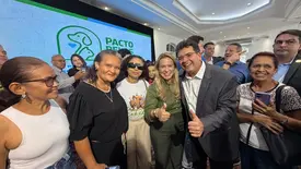 Vereadora Andréa Amaral reforça apoio à causa animal durante evento no Karnak (Foto: Reprodução)