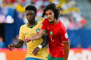 Vini Jr marca golaço, mas Brasil empata com Marrocos na estreia da Copa (Foto: Reprodução/CBF)