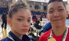 Warner Lopes e Talita Silva foram convocados pela Confederação Brasileira de Kung Fu Wushu (Foto: Ascom Secepi)