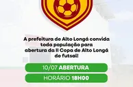 2ª Copa Alto Longá de Futsal começa nesta sexta-feira