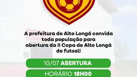 2ª Copa Alto Longá de Futsal começa nesta sexta-feira (Foto: Reprodução)