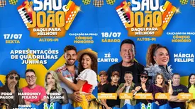 2º São João Daqui Para Melhor acontece nesta sexta e sábado em Altos (Foto: Reprodução)