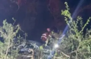 Acidente deixa um morto e três feridos na estrada da Pedra do Sal (Foto: Reprodução)
