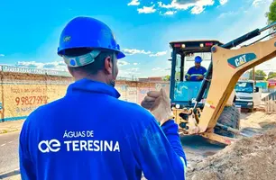 Águas de Teresina amplia rede de esgoto com obras em sete bairros da capital (Foto: Reprodução)