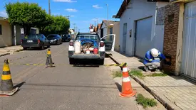 Águas do Piauí intensifica mutirão de novas ligações de água em Valença do Piauí, Simões e Picos (Foto: Reprodução)