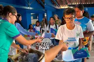 Águas do Piauí promove gincana sobre descarte de óleo em escola de Parnaíba