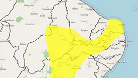 Alerta do INMET (Foto: Reprodução)