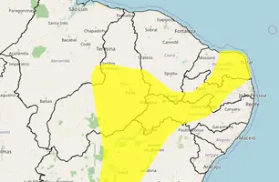 Alerta do INMET (Foto: Reprodução)