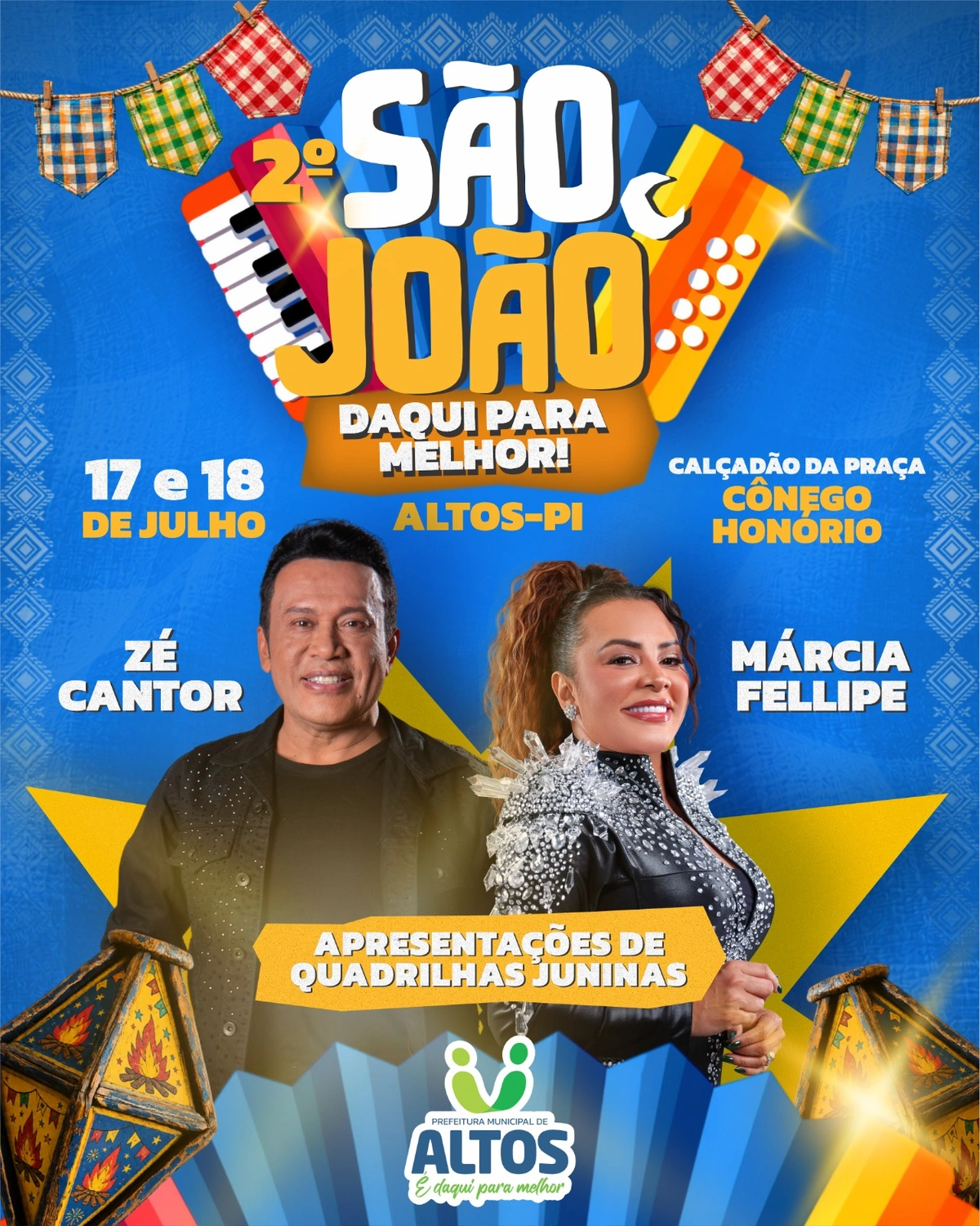Altos divulga programação do São João Daqui pra Melhor com grandes shows