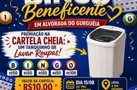 Alvorada do Gurguéia promove bingo beneficente com prêmio de tanquinho