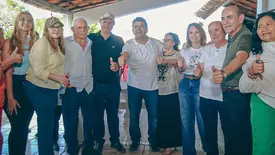 Ana Paula participa de agenda com Rafael Fonteles e lideranças em Canavieira (Foto: Reprodução/Redes Sociais)