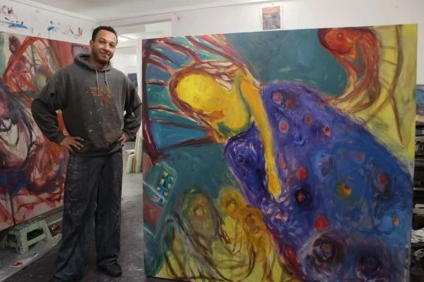 Anderson Asteclines, artista plástico