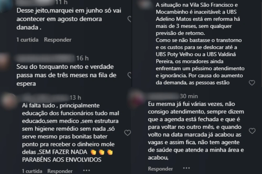 Após vídeo, moradores denunciam falta de atendimento em outras UBS de Teresina