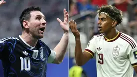 Argentina e Espanha decidem o título mundial neste domingo em Nova Jersey (Foto: Thomas Coex e Paul Ellis/AFP)