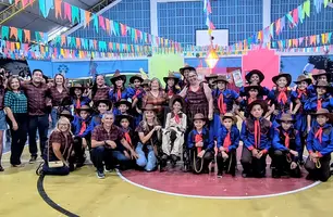 Arraiás fortalecem cultura e integração nas Escolas de Campo Maior (Foto: Reprodução)