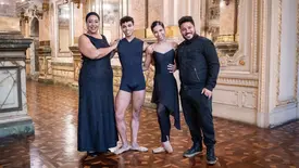 Artistas do Theatro Municipal do RJ levam sua arte à Serra da Capivara (Foto: Daniel Ebendinger)