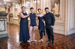 Artistas do Theatro Municipal do RJ levam sua arte à Serra da Capivara (Foto: Daniel Ebendinger)