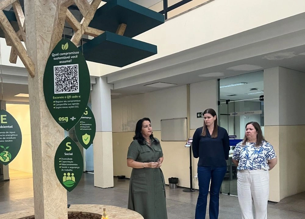 Árvore dos Compromissos Sustentáveis fortalece cultura ESG no Sebrae no Piauí