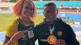 Atleta timonense emociona treinador com ouro nacional (Foto: Reprodução)