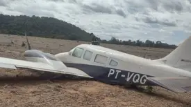 Avião com deputado do Maranhão faz pouso forçado na zona rural de Timon (Foto: Reprodução)