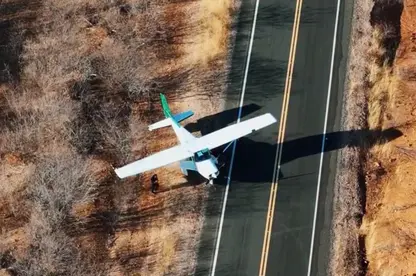 Avião de pequeno porte faz pouso forçado na PI-229 em Jaicós