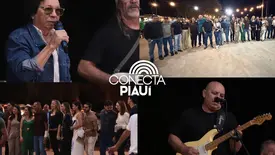 Barto Galeno emociona público em show no município de Baixa Grande do Ribeiro (Foto: Reprodução)