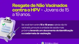 Bom Jesus realiza campanha de resgate da vacina contra o HPV para jovens (Foto: Reprodução)