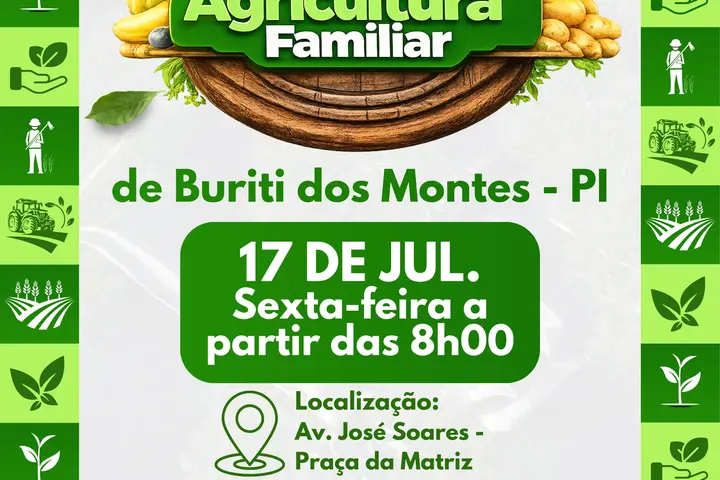 Buriti dos Montes promove Feira da Agricultura Familiar nesta sexta