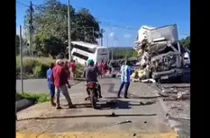 Caminhão e ônibus de Timon se envolvem em acidente no Piauí