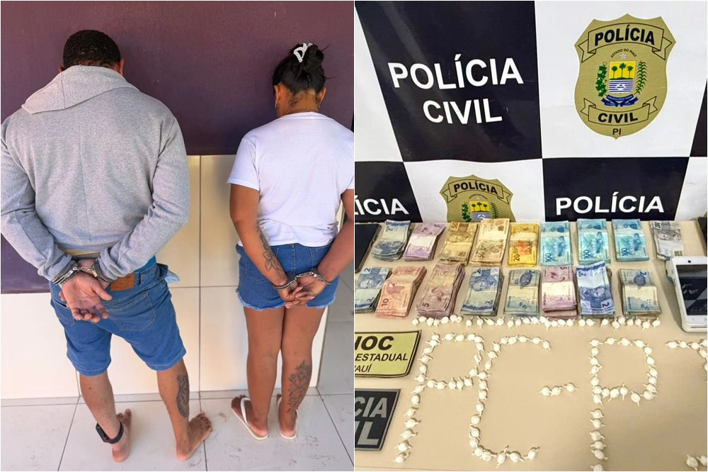 Casal é preso por tráfico de drogas durante operação na zona rural de Batalha