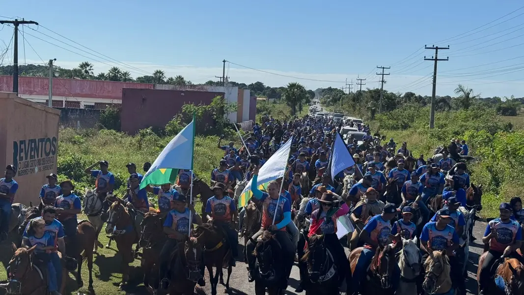 Cavalgada da Amizade abre 3ª etapa do CAMPIV e reúne multidão em José de Freitas