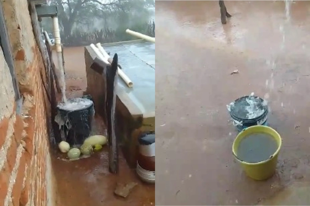 Chuva inesperada na comunidade Olho d’Água surpreende moradores de Dom Inocêncio