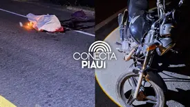 Colisão entre motos deixa um morto e duas mulheres gravemente feridas em Teresina (Foto: Reprodução)