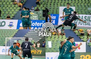 Confronto de seis gols marcou a estreia das equipes no Campeonato Brasileiro de Futsal (Foto: Lucas Batista/Ascom CAP)
