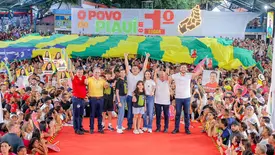 Convenção do Time do Povo reúne 60 mil pessoas e homologa candidatura de Fonteles (Foto: Reprodução)
