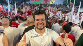Convenção homologa candidatura de Dogim Félix para deputado estadual (Foto: Reprodução)