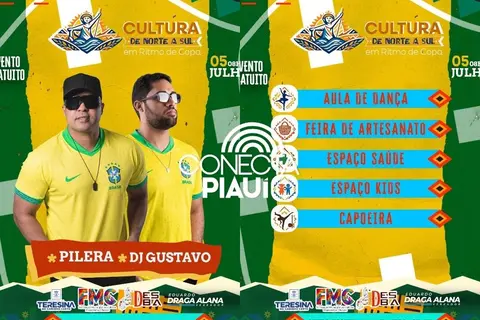 Cultura de Norte a Sul chega ao CEU Sul com programação gratuita neste domingo (5)