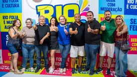 Deputada Simone Pereira participa do Rio Folia 2026 em Rio Grande do Piauí (Foto: Reprodução)